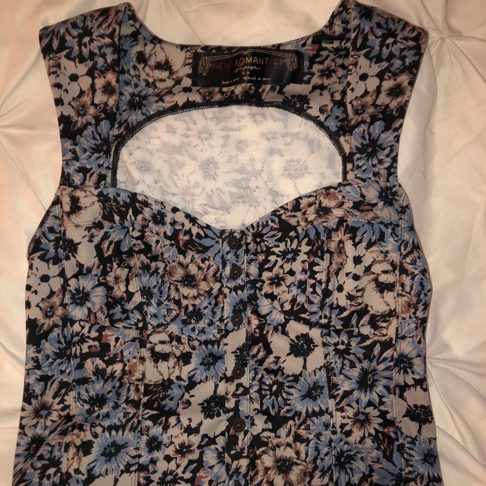 Free people floral tank top